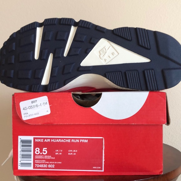 NIKE AIR HUARACHE RUN PREMIUM “VARSITY JACKET” - Picture 7 of 8